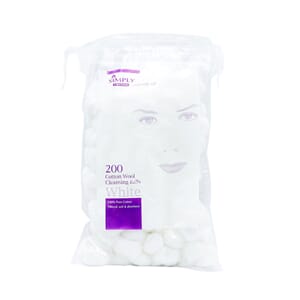 Simply Cotton Ball White 200stk