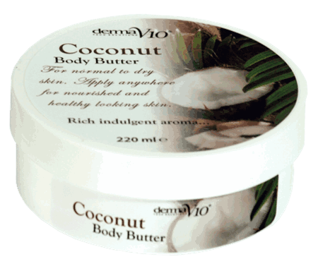 DermaV10 body Butter Coconut 220ml