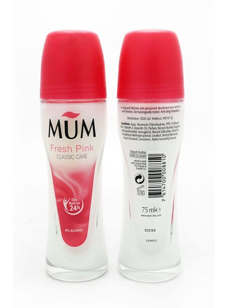 Mum Roll On Fresh Pink Rose 75ml