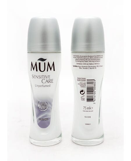 Mum Roll On Unperfumed 75ml