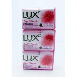 Lux Soft Touch French Rose Soap 3pk 80g