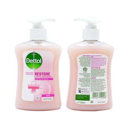 Dettol Handwash Rerstore Rose 250ml