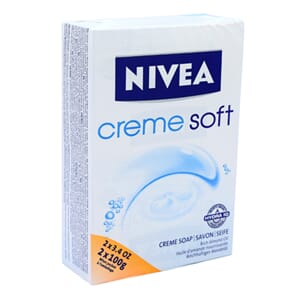 Nivea Soap Cream Soft 2pk