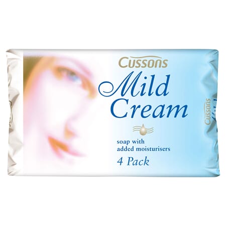Cussons Soap Mild Cream (85gx4pk) x 9