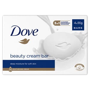 Dove Soap Beauty Cream 4stk 90g