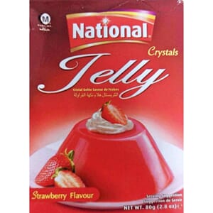 National Jelly Crystal Strawberry 80g