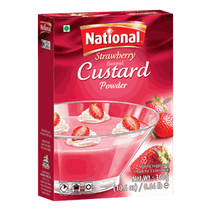 National Custard Strawberry 300g
