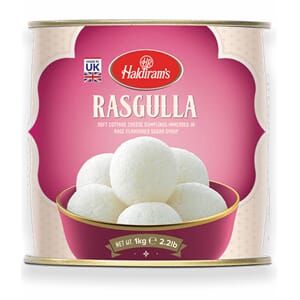 Haldirams Rasgulla 1kg Tin