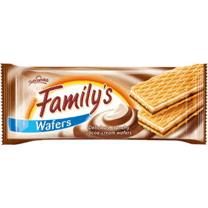 Familys Cream Flavor Cream  Wafer 180g Cocoa