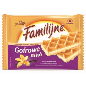 Familinje Waffles Wafers Vanilla Mini 58g