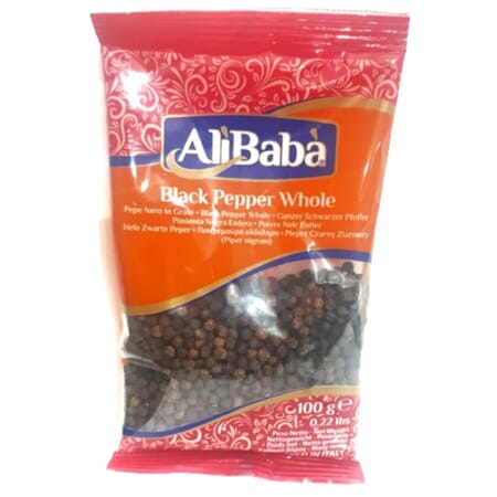 Ali Baba Black Pepper Whole 100g