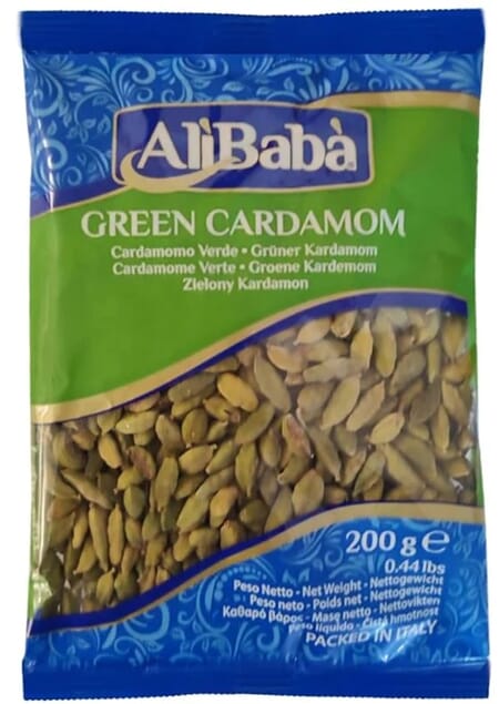 Ali Baba Green Cardamoms Whole 200g