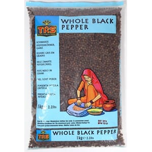 TRS Black Pepper Whole 1kg