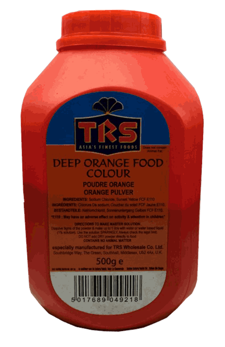 TRS Orange Food Colour 500g