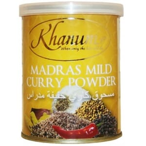 Khanum Mild Madras Curry Powder Boks 100g