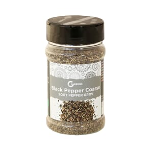 Greens Black Pepper Coarse Box 180g