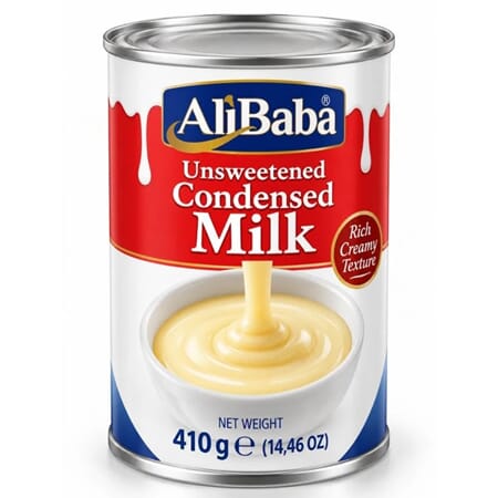 Ali Baba Unsweetened Condensed Milk 410g