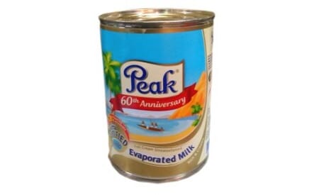 Peak Condensed Milk 410g (Evaporated)
