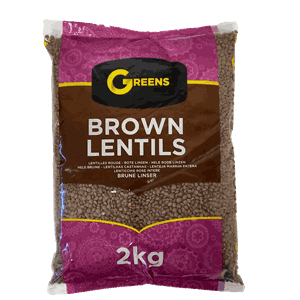 Greens Brown Lentils 2kg