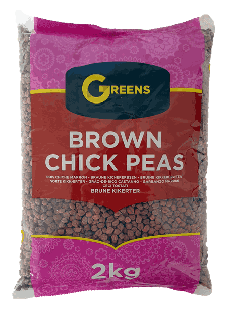 Greens Brown Chick Peas 2kg