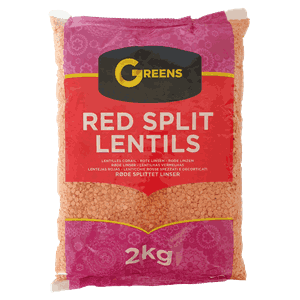 Greens Red Lentils Split 2kg LAVRPIS