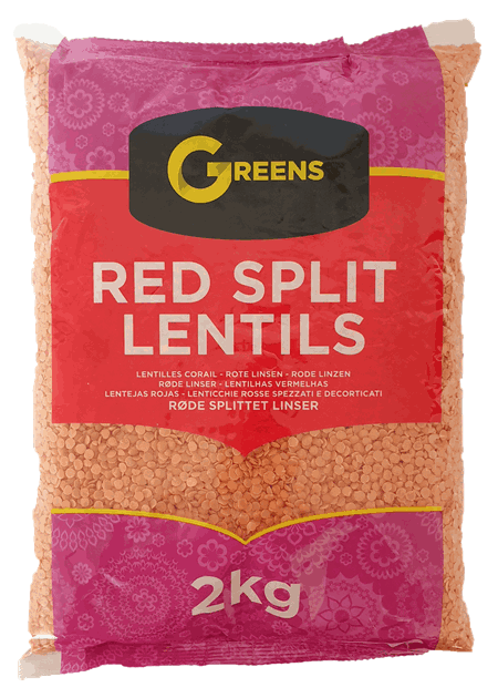 Greens Red Lentils Split 2kg