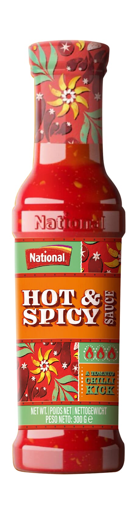 National Hot Spicy Sauce 300g