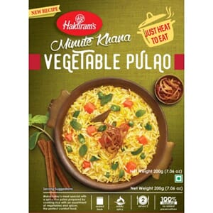 Haldirams Vegetable Pulao Vegan 200g