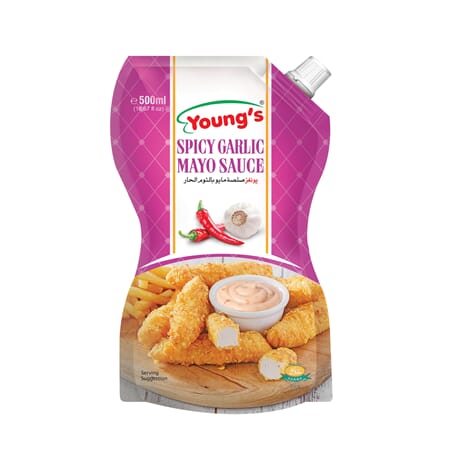 Young's Spicy Garlic Mayo 500ml