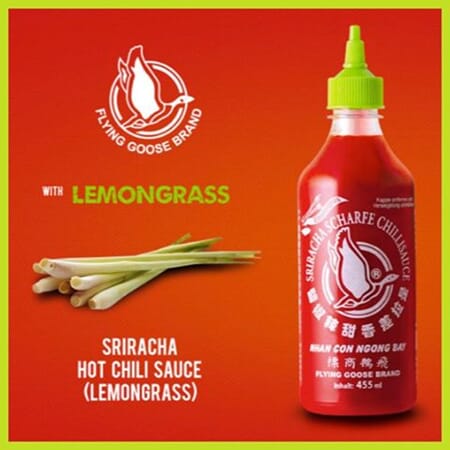 Sriracha Lemongrass Chilli Sauce 455ml