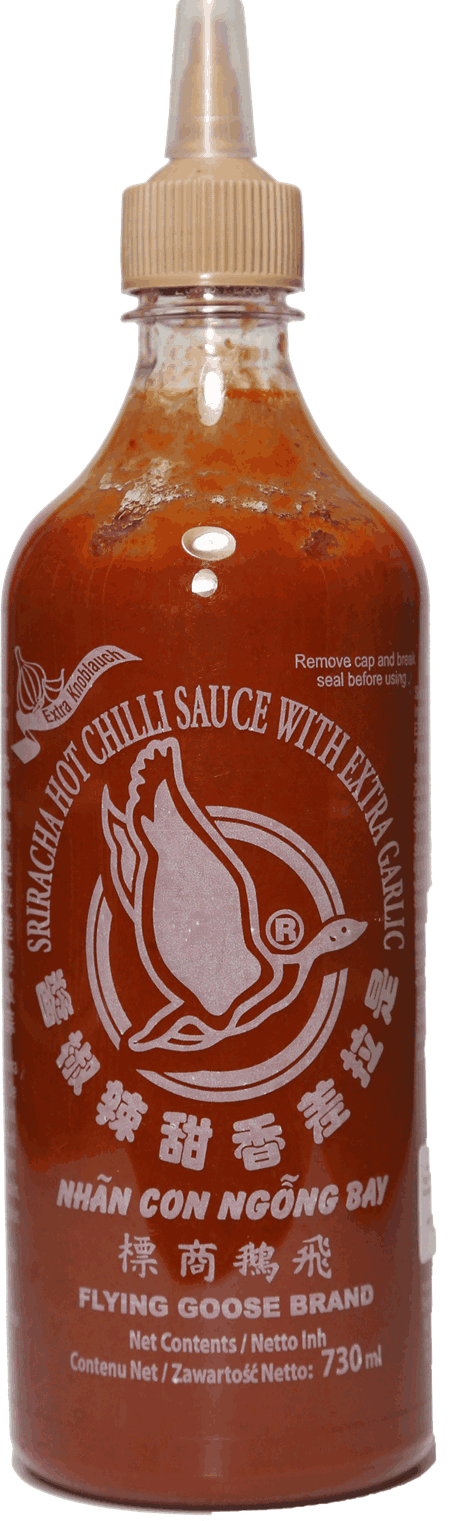Sriracha Extra Hot Garlic Chilli Sauce 730ml