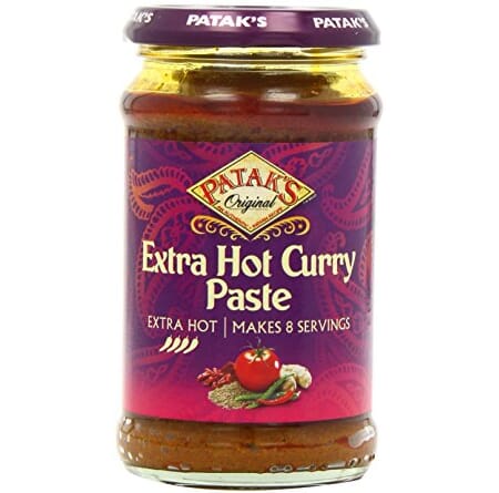 Pataks Extra Hot Curry Paste 283g