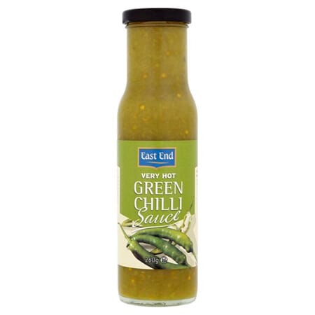 East End Very Hot Green Chilli 260g