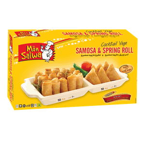 MonSalwa Combo Samosa & Spring Roll 100stk 1,5kg