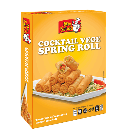 MonSalwa Cocktail Veg Spring Roll 50stk 750g