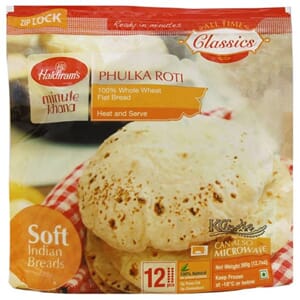 Haldirams Phulka Roti Vegan 360g ***