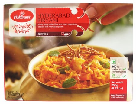 Haldirams Hyderabadi Biryani Vegan 250g ***