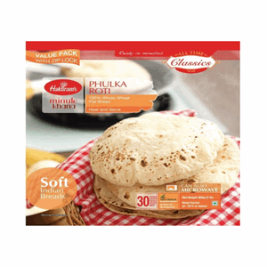 Haldirams Phulka Roti Vegan 900g ***