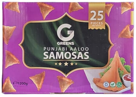 Greens Punjabi Aloo Samosa 50g 25pc