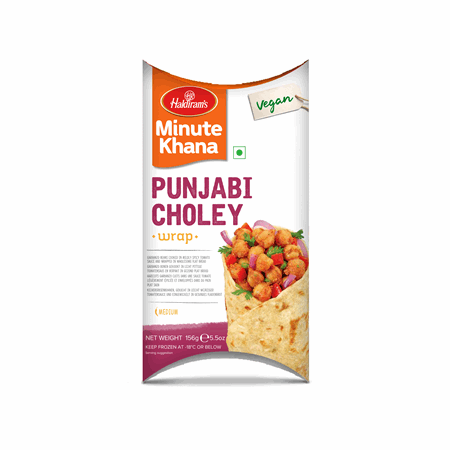 Haldirams Punjabi Choley Vegan Wrap 156g ***