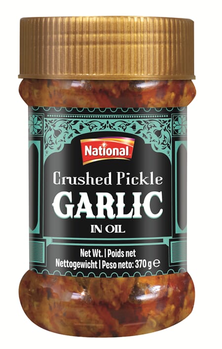 National Crushed Garlic Pickle 370g