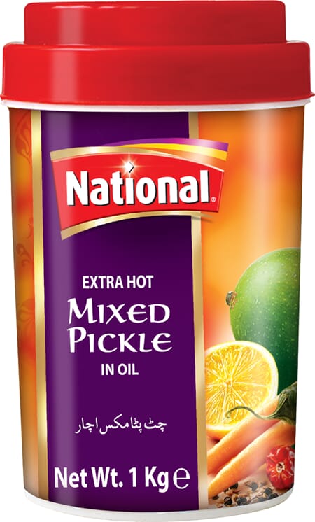 National Mixed Pickle Extra Hot 1kg