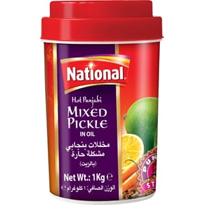 National Mixed Punjabi Pickle Hot 1kg