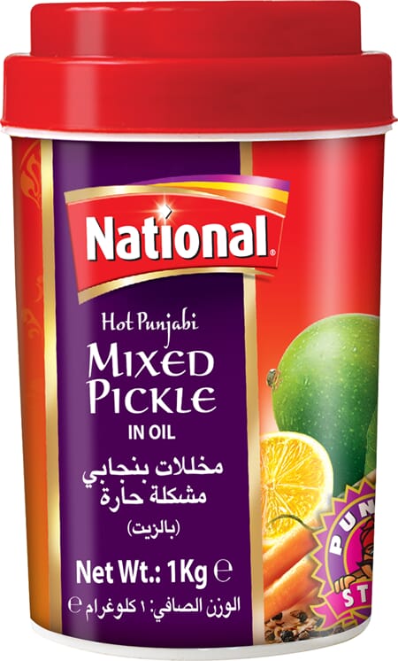 National Hot Punjabi Mixed Pickle 1kg
