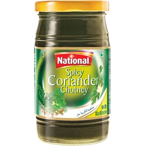 National Spicy Coriander Chutney 335g