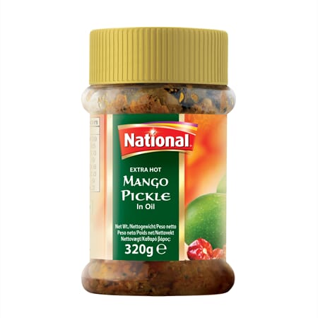National Mango Pickle Extra Hot 320g