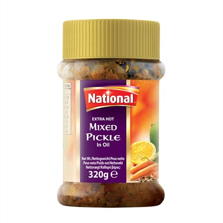 National Mixed Pickle Extra Hot 320g