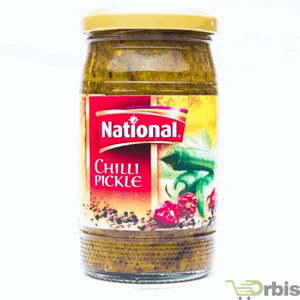 National Green Chilli Pickle 310g