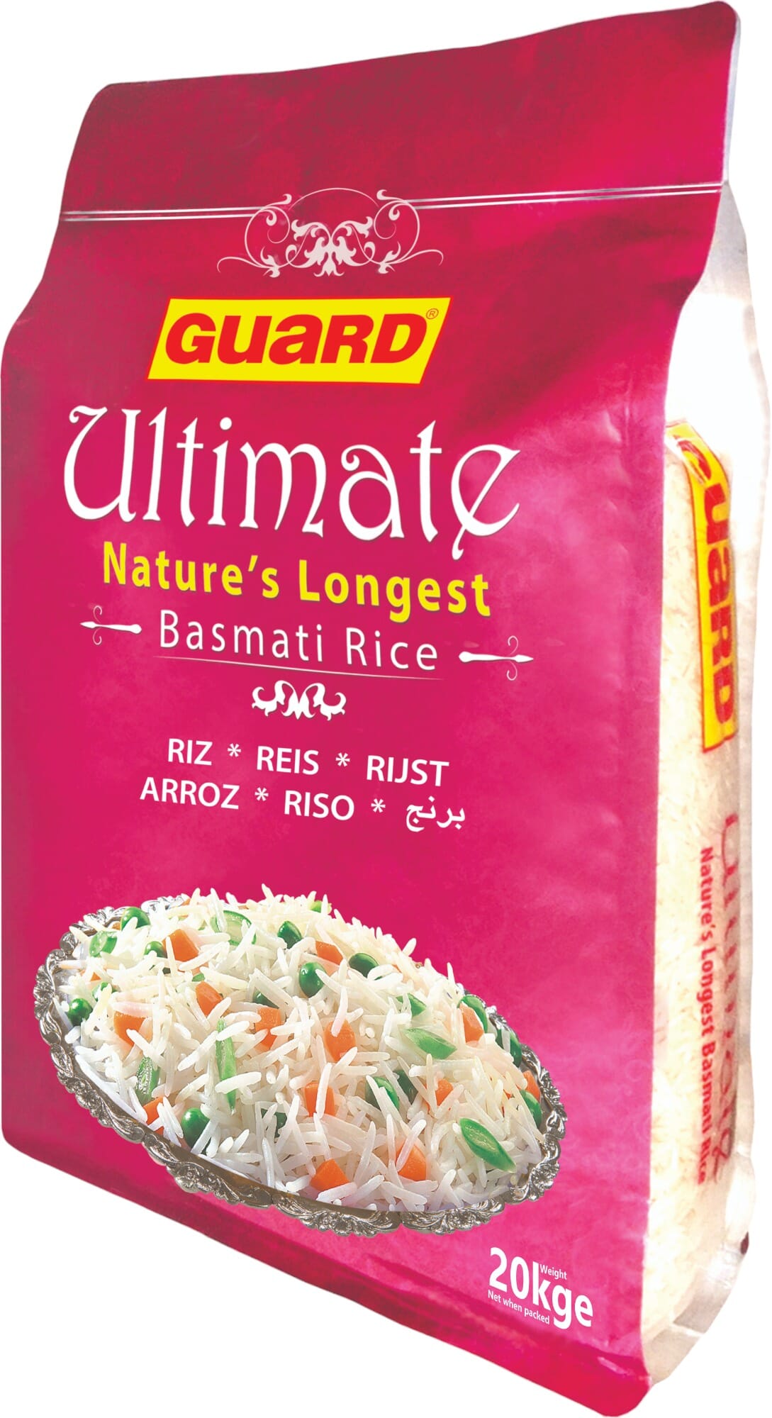 Guard Ultimate Basmati Rice 20kg - Fine Distribution AS