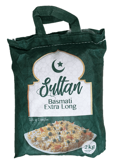 Sultan Basmati Rice Extra Long 2kg